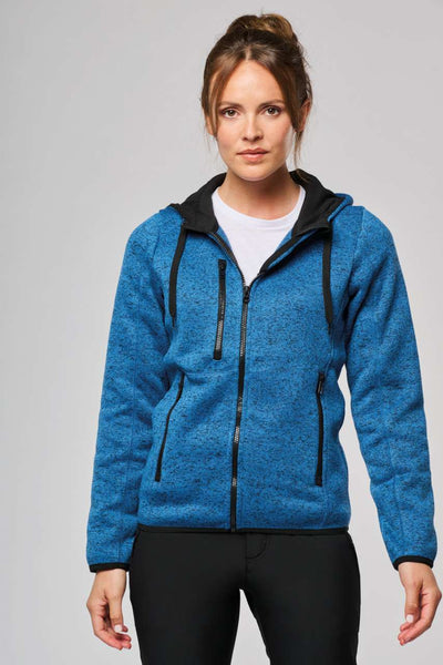 PA366 - LADIES’ HEATHER HOODED JACKET