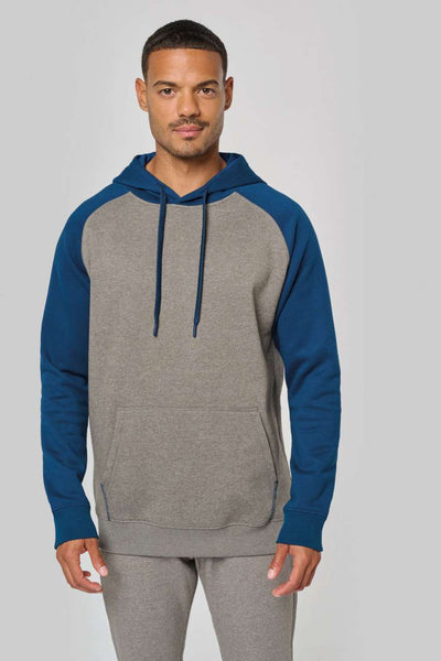 PA369 - ADULT TWO-TONE HOODED SWEATSHIRT