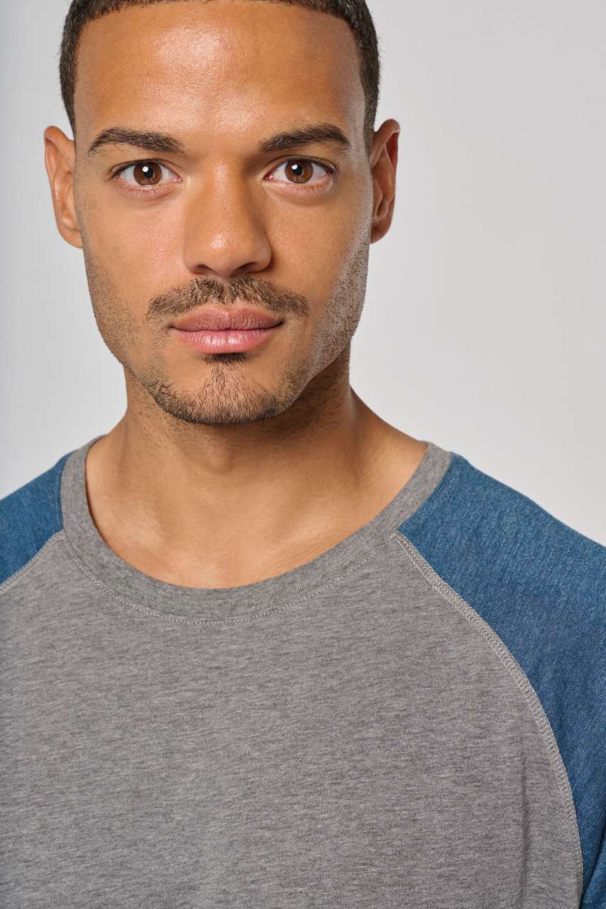 PA4010 - ADULT TRIBLEND TWO-TONE SPORTS SHORT-SLEEVED T-SHIRT