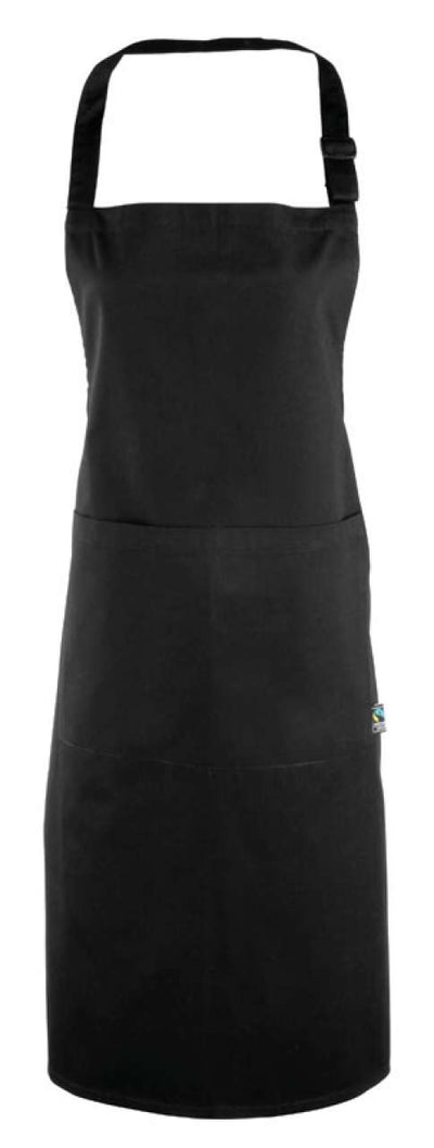 PR112 - COTTON BIB APRON, FAIRTRADE & ORGANIC CERTIFIED
