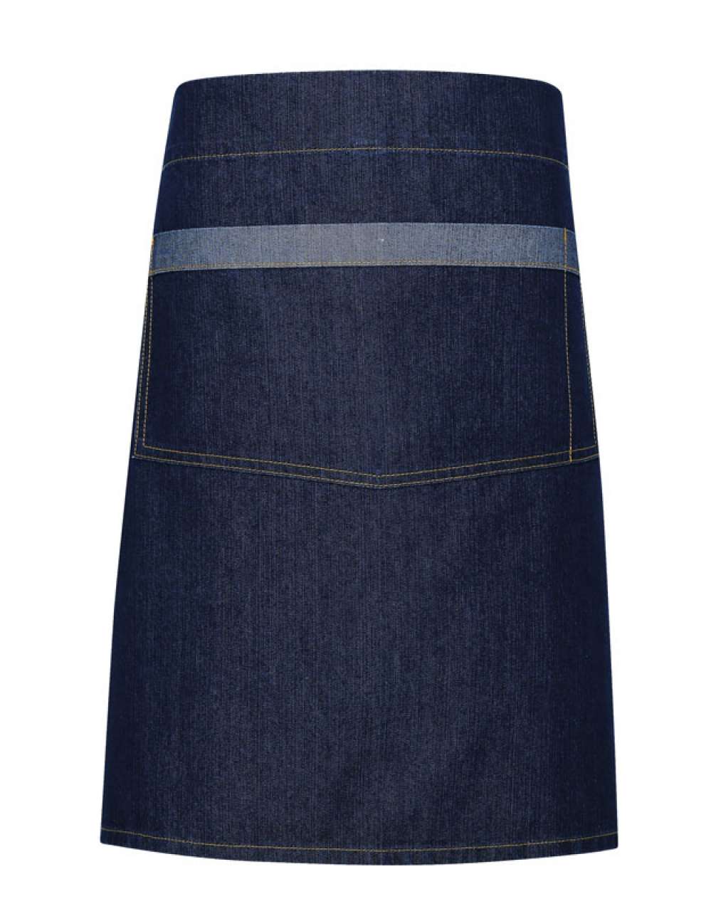 PR128 - 'DOMAIN' CONTRAST DENIM WAIST APRON
