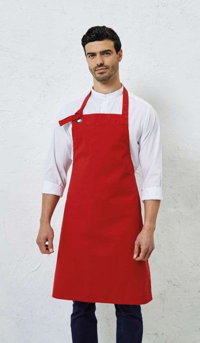 PR130 - 'CALIBRE' HEAVY COTTON CANVAS BIB APRON