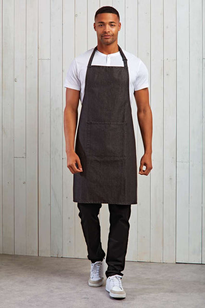 PR154 - 'COLOURS COLLECTION’ BIB APRON WITH POCKET