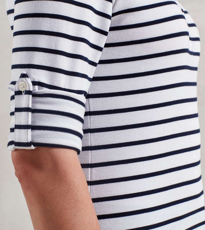 PR318 - WOMEN'S LONG JOHN ROLL SLEEVE TEE