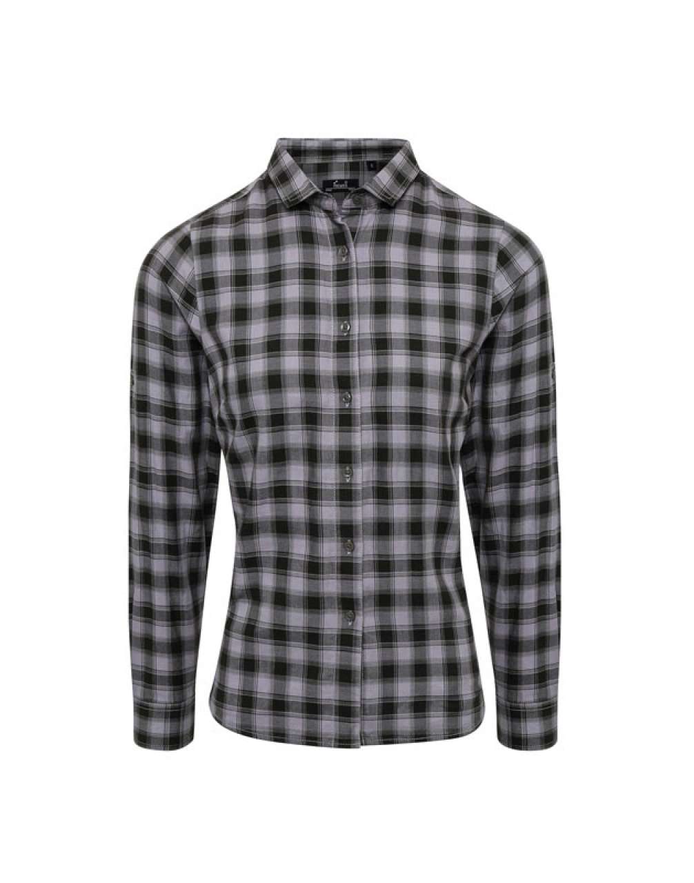 PR350 - 'MULLIGAN' CHECK - WOMEN'S LONG SLEEVE COTTON SHIRT