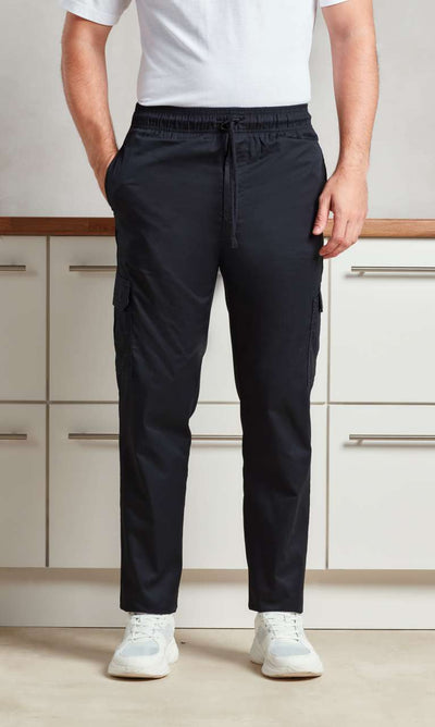 PR555 - 'ESSENTIAL' CHEF'S CARGO POCKET TROUSERS