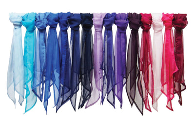 PR740 - 'COLOURS COLLECTION' PLAIN CHIFFON SCARF