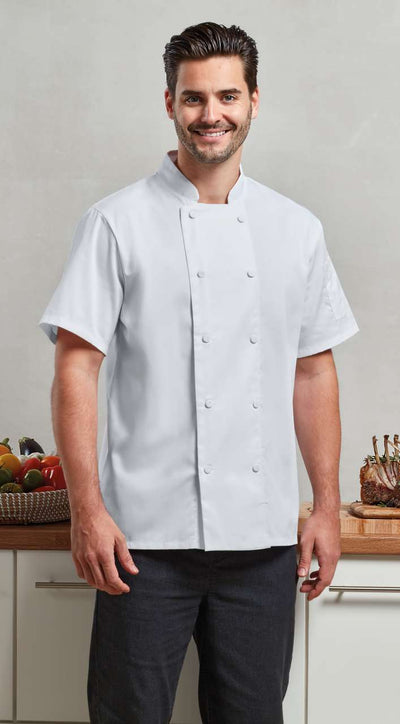 PR902 - CHEF'S COOLCHECKER® SHORT SLEEVE JACKET