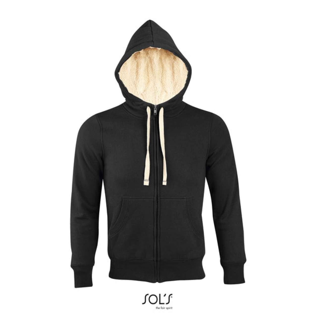 SO00584 - SOL'S SHERPA - UNISEX ZIPPED JACKET WITH "SHERPA" LINING