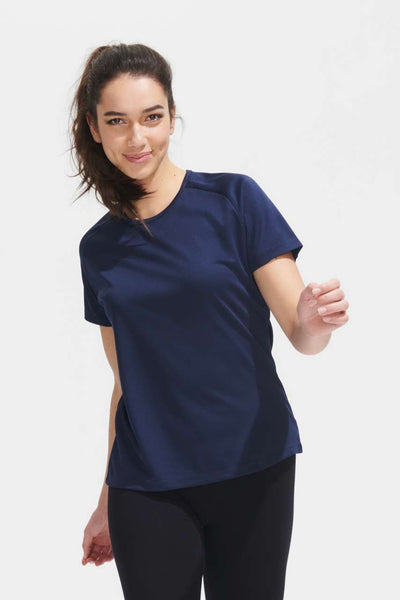 SO01159 - SOL'S SPORTY WOMEN - RAGLAN SLEEVED T-SHIRT