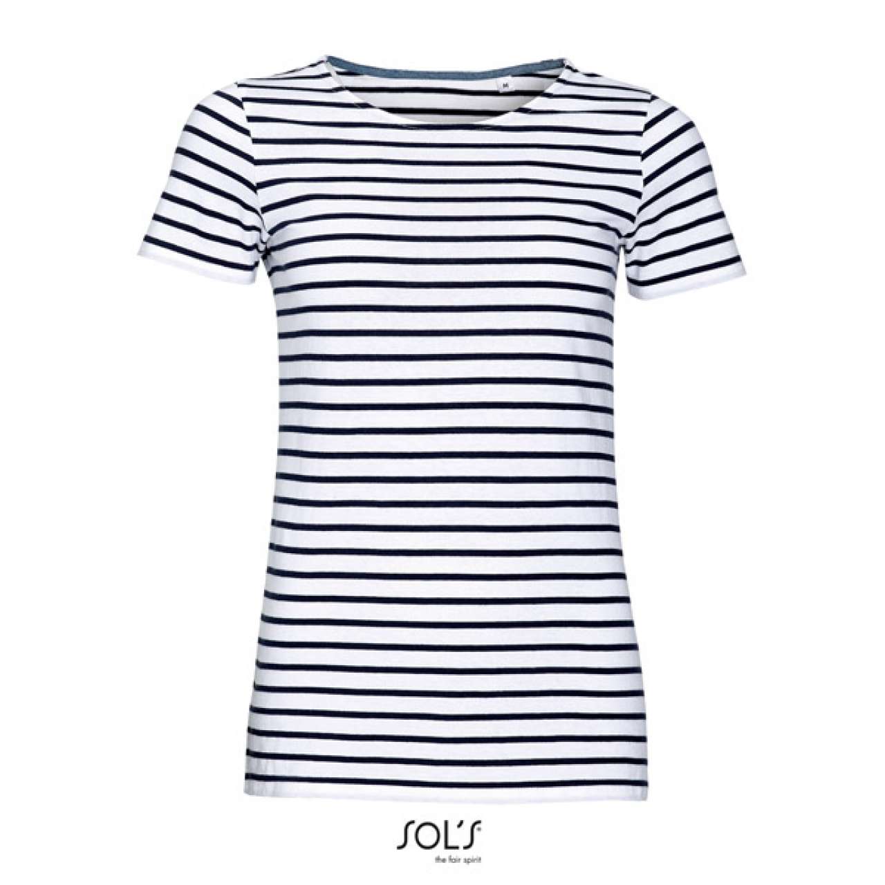 SO01399 - SOL'S MILES WOMEN - ROUND NECK STRIPED T-SHIRT