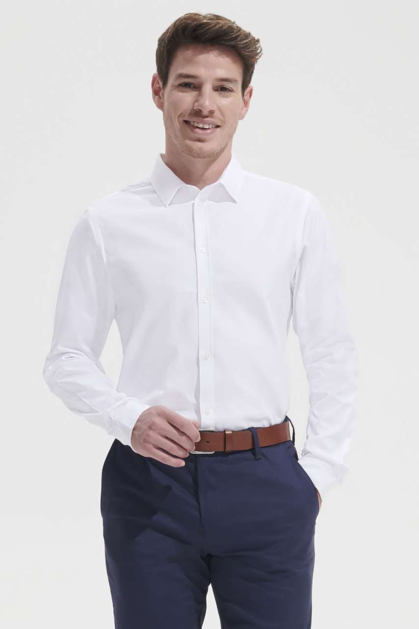 SO02102 - SOL'S BRODY MEN - HERRINGBONE SHIRT