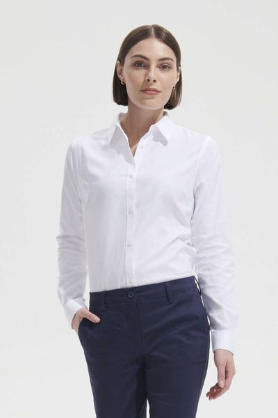 SO02103 - SOL'S BRODY WOMEN - HERRINGBONE SHIRT