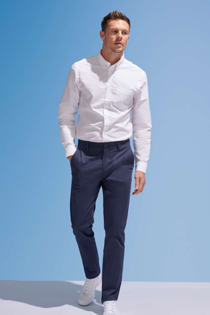 SO02917 - SOL'S JARED MEN - SATIN STRETCH TROUSERS