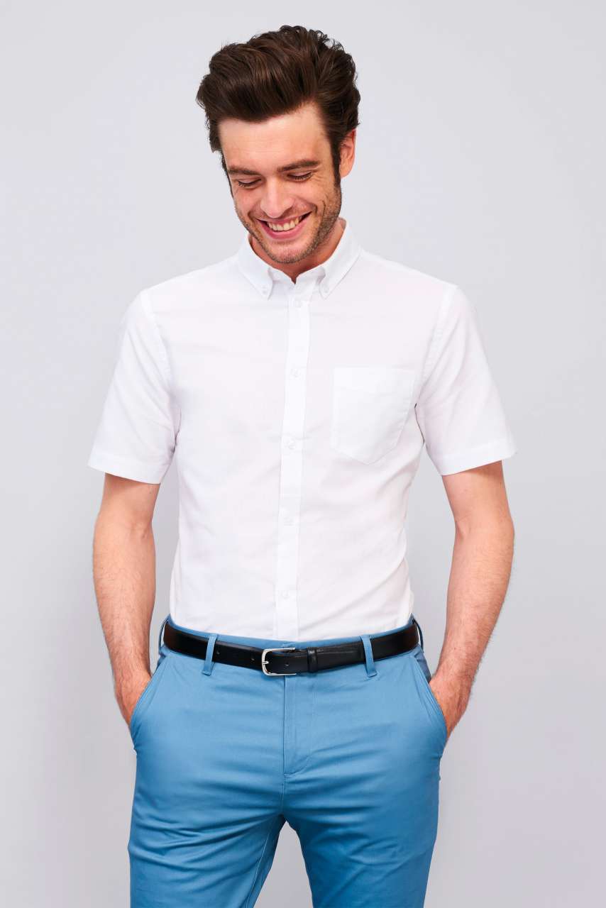 SO02921 - SOL'S BRISBANE FIT - SHORT SLEEVE OXFORD MEN'S SHIRT