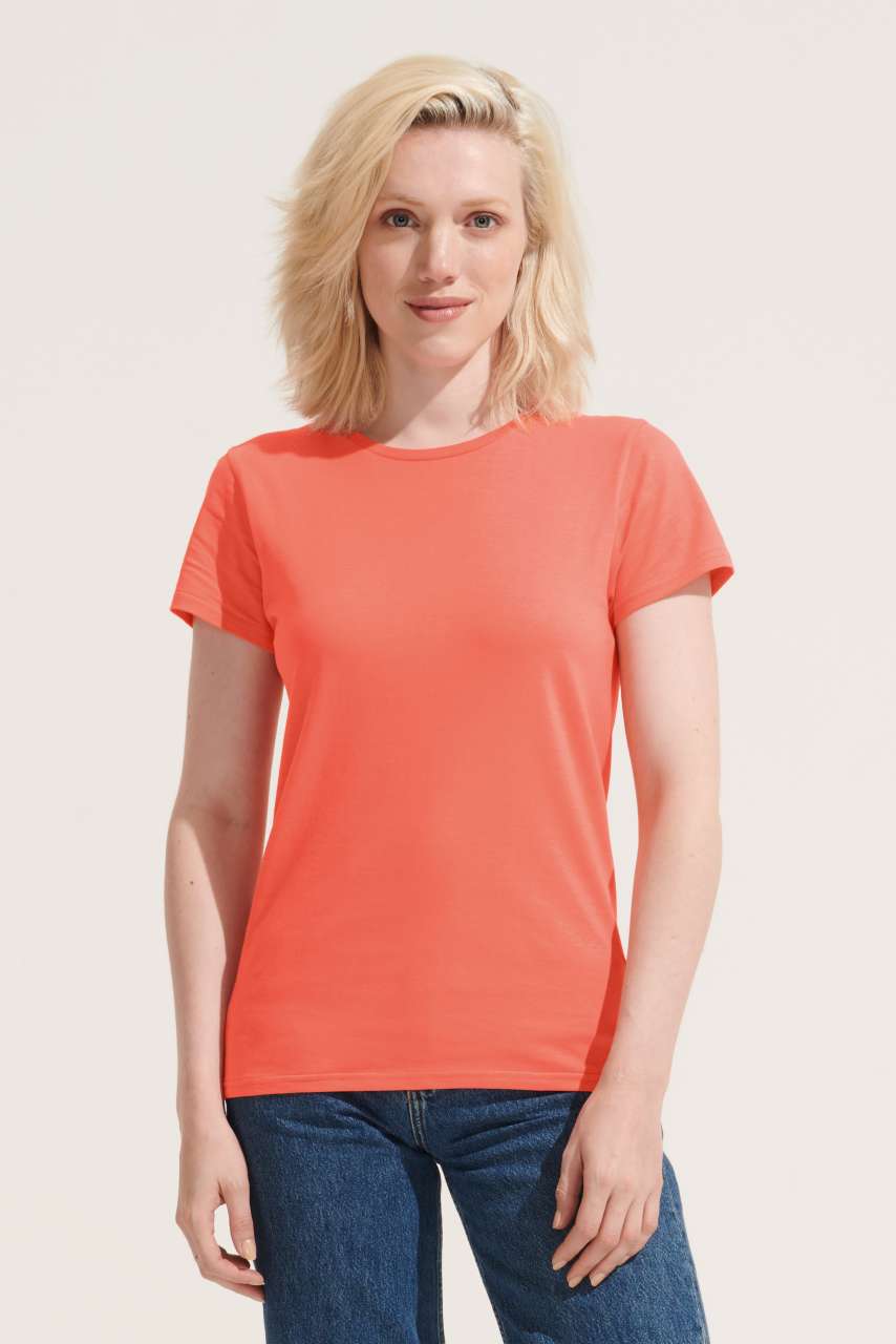 SO03581 - SOL'S CRUSADER WOMEN - ROUND-NECK FITTED JERSEY T-SHIRT