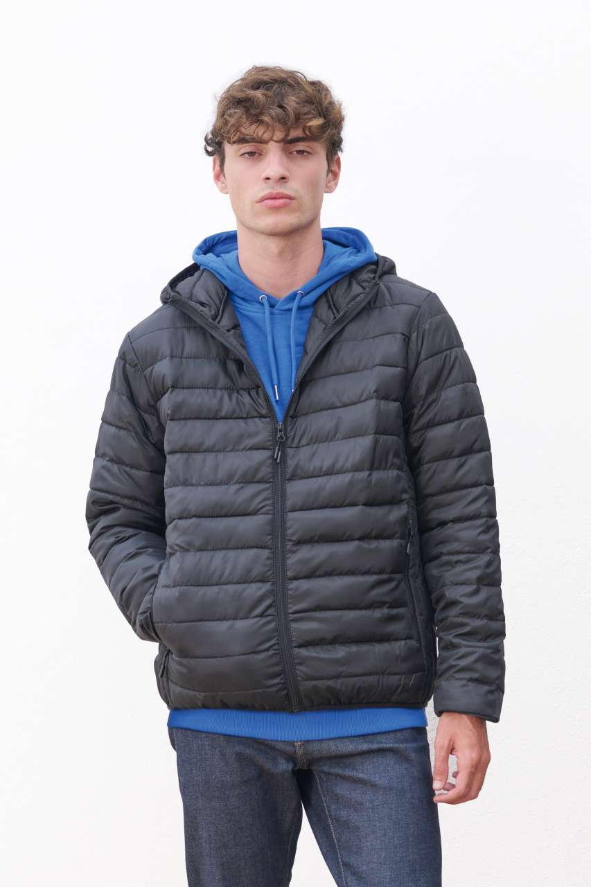 SO04444 - SOL'S STREAM HOODED MEN - LIGHTWEIGHT HOODED PADDED JACKET