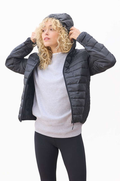 SO04445 - SOL'S STREAM HOODED WOMEN - LIGHTWEIGHT HOODED PADDED JACKET