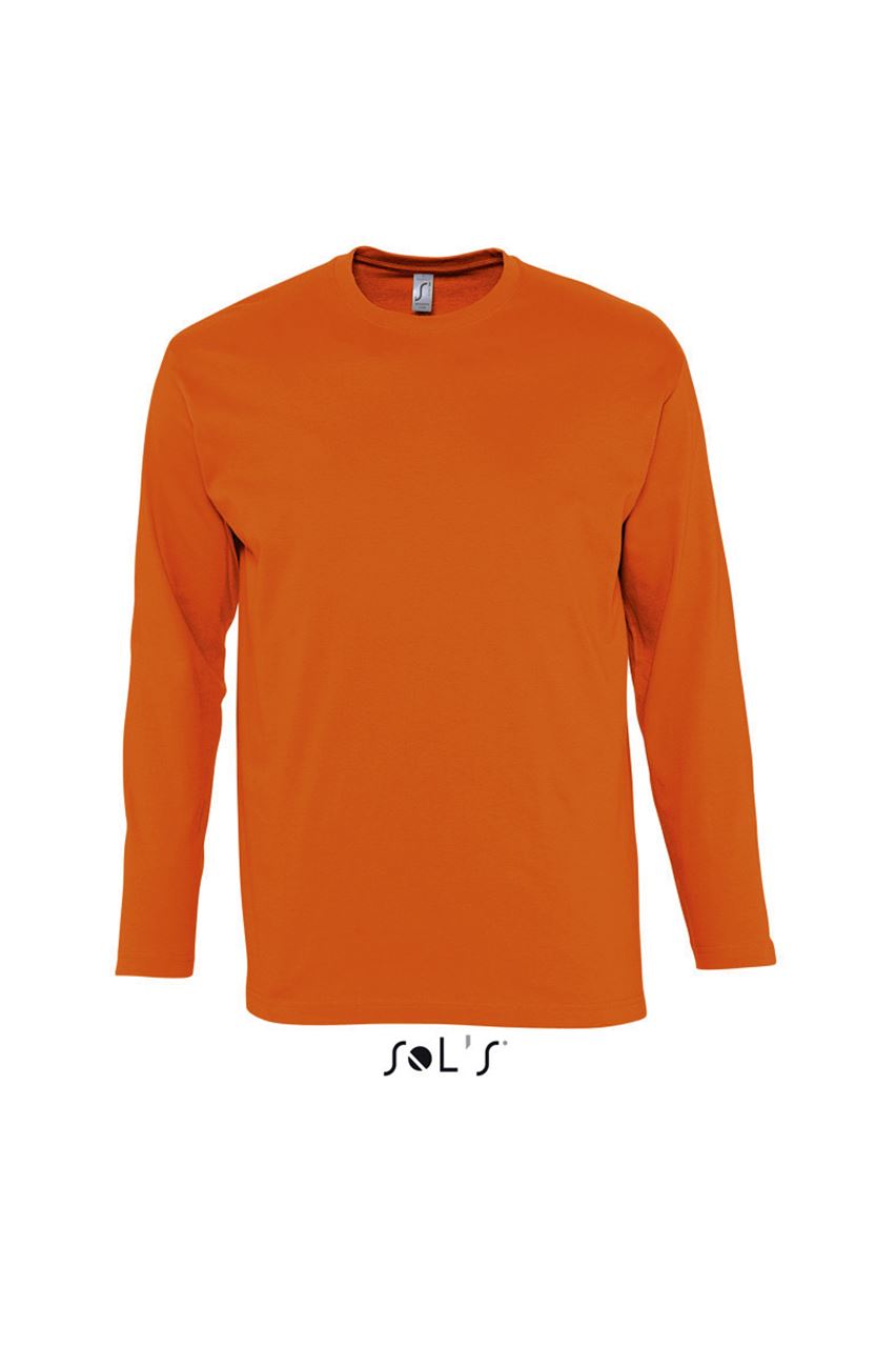 SO11420 - SOL'S MONARCH - MEN'S ROUND COLLAR LONG SLEEVE T-SHIRT