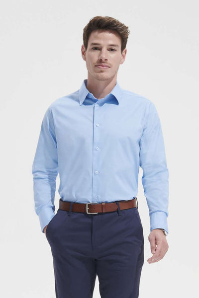 SO17000 - SOL'S BRIGHTON - LONG SLEEVE STRETCH MEN'S SHIRT