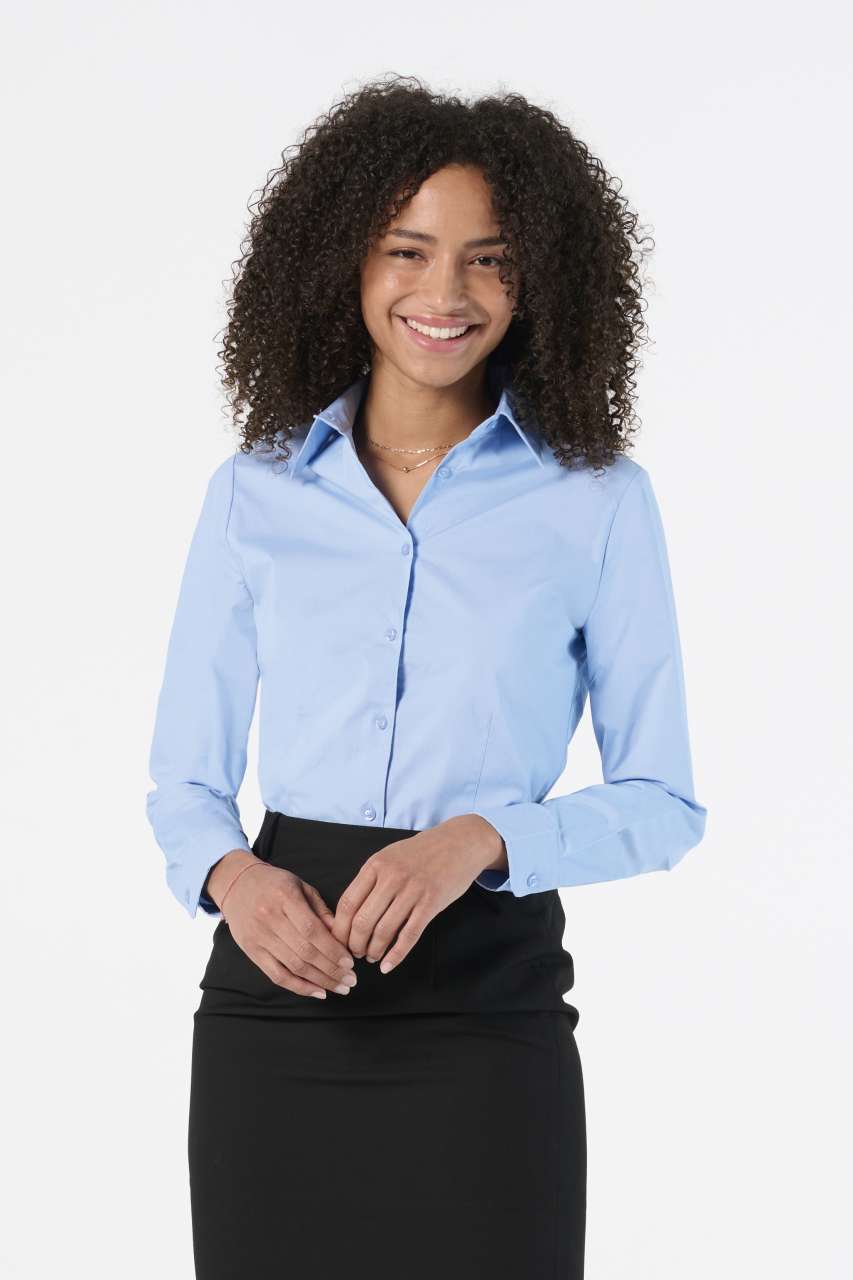 SO17015 - SOL'S EDEN - LONG SLEEVE STRETCH WOMEN'S SHIRT