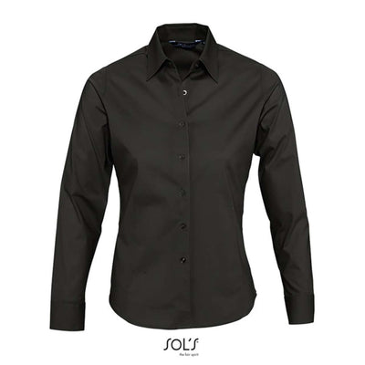 SO17015 - SOL'S EDEN - LONG SLEEVE STRETCH WOMEN'S SHIRT
