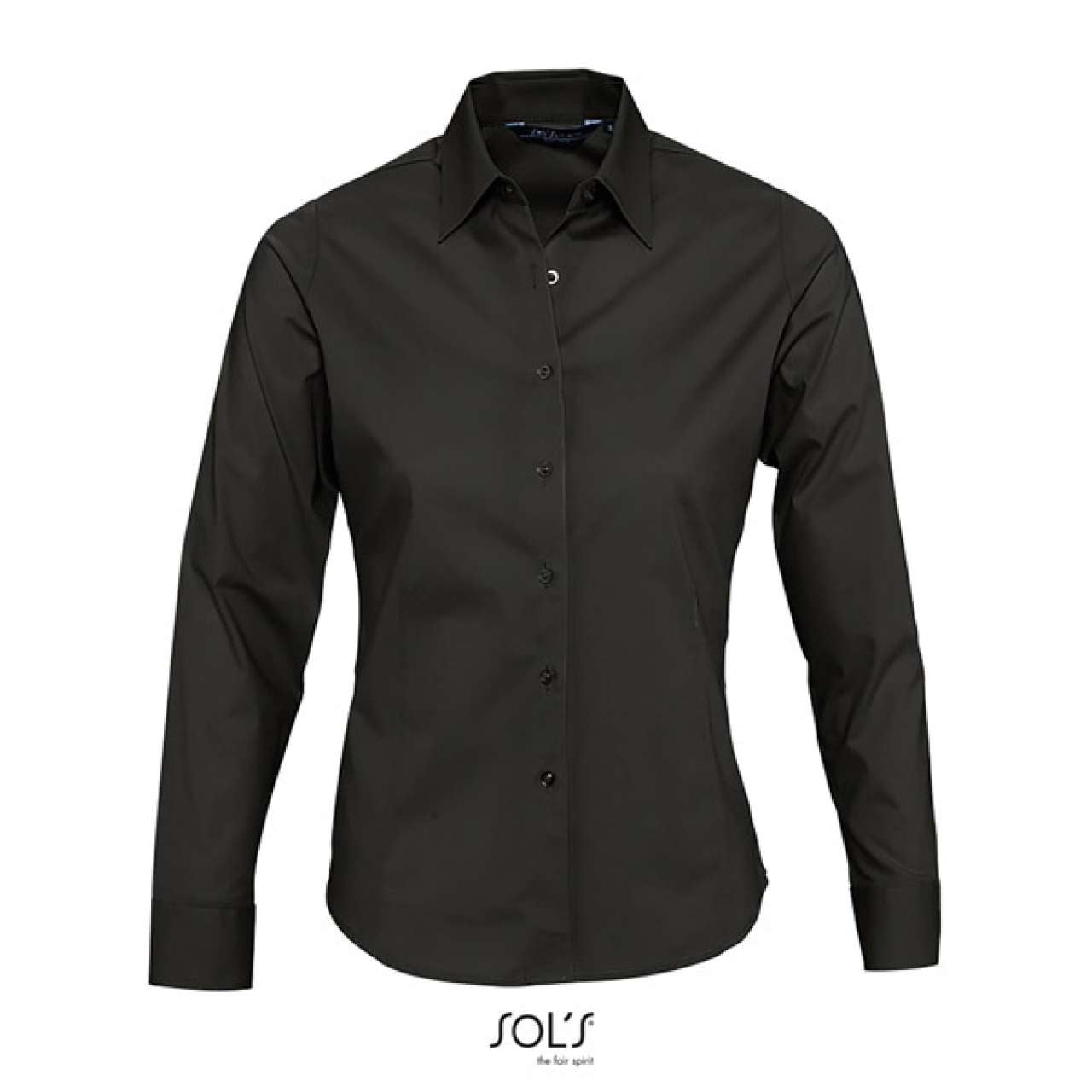 SO17015 - SOL'S EDEN - LONG SLEEVE STRETCH WOMEN'S SHIRT