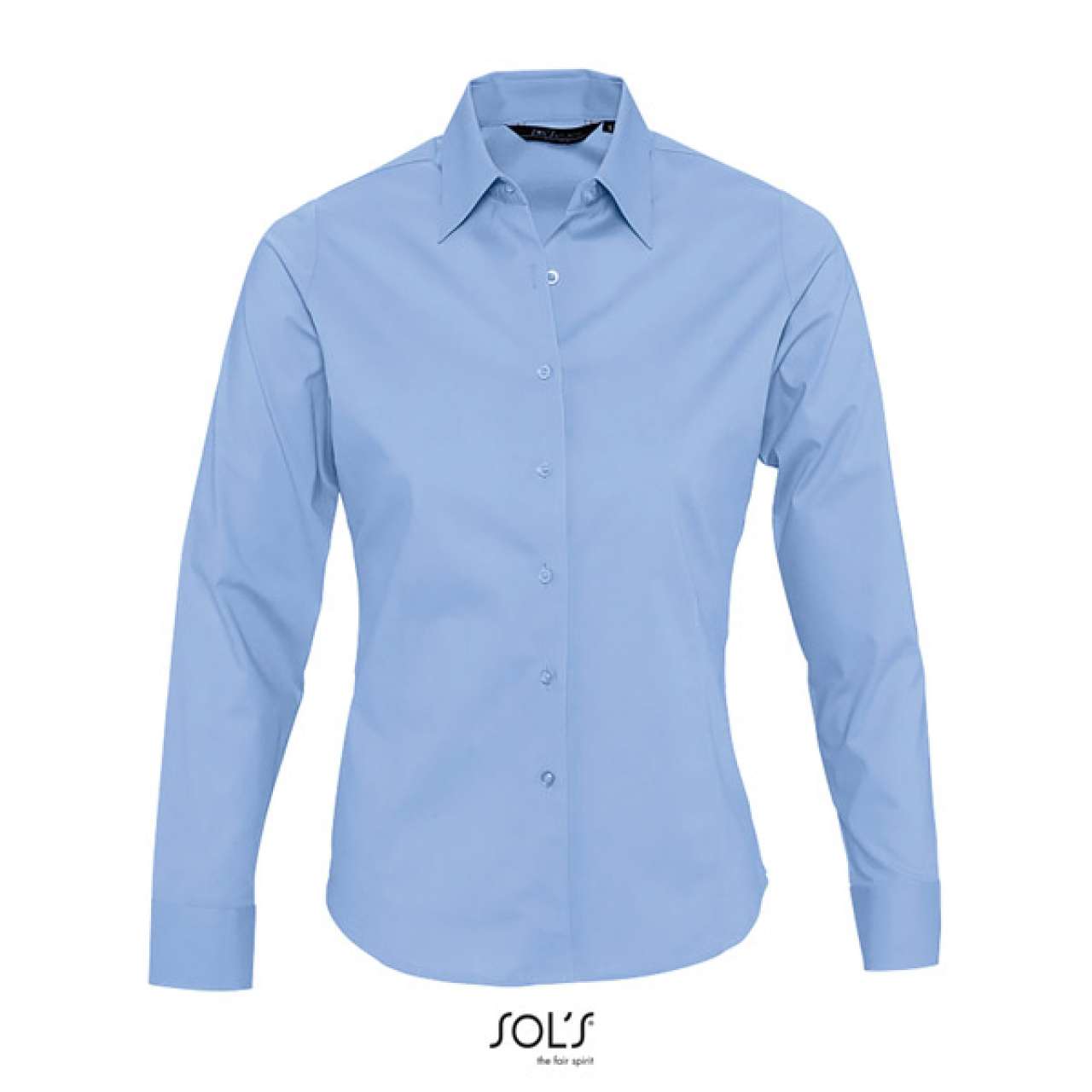 SO17015 - SOL'S EDEN - LONG SLEEVE STRETCH WOMEN'S SHIRT