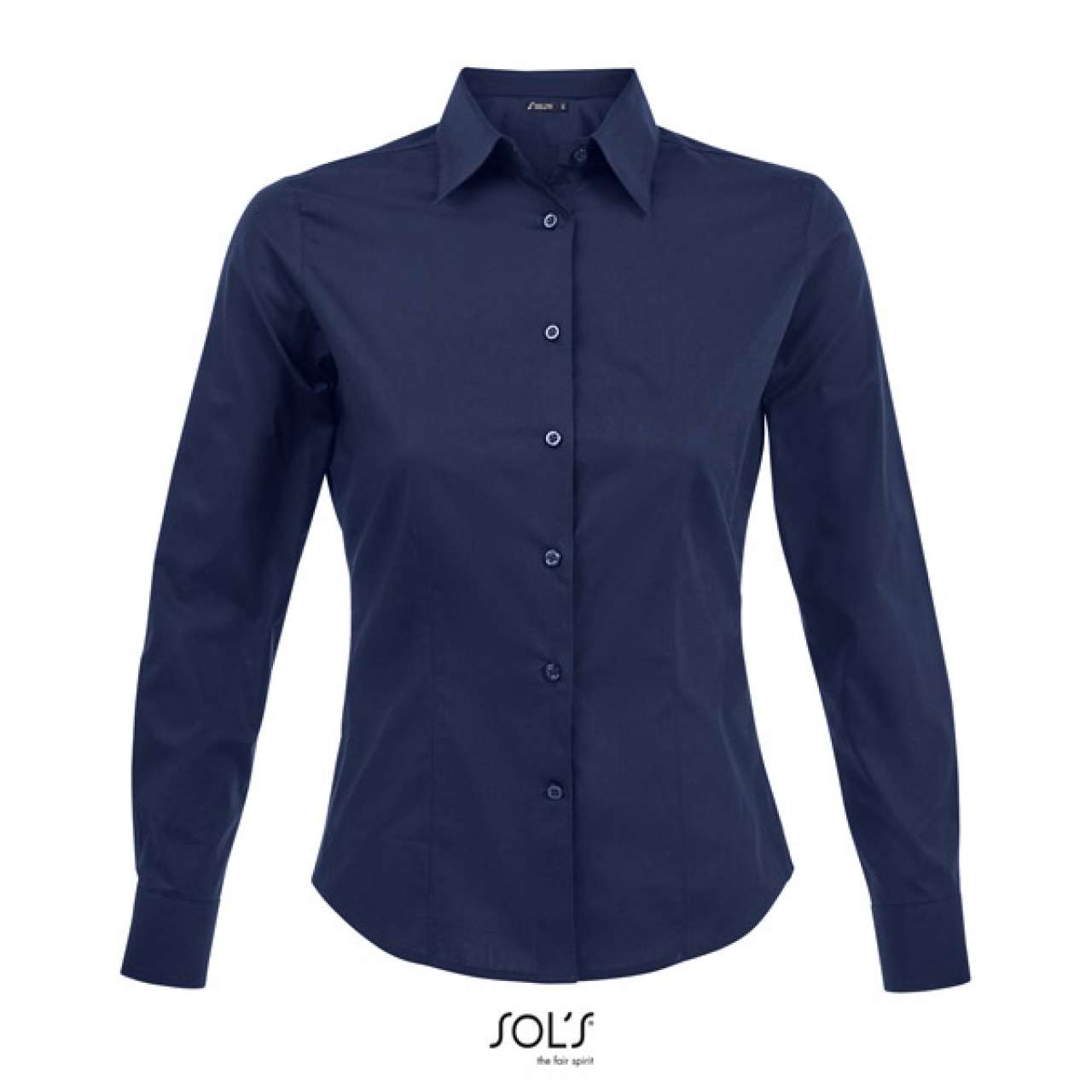 SO17015 - SOL'S EDEN - LONG SLEEVE STRETCH WOMEN'S SHIRT