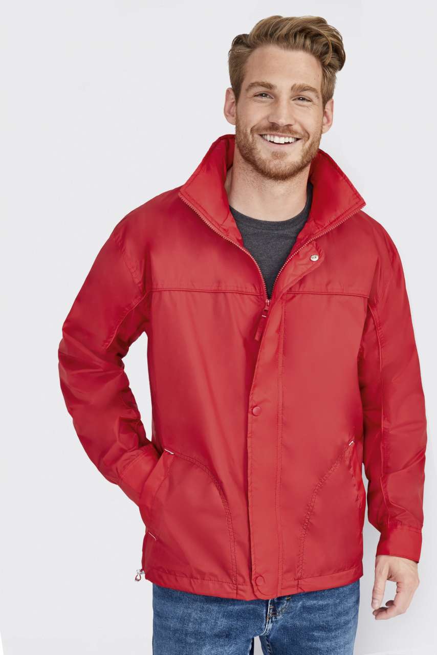 SO46000 - SOL'S MISTRAL - JERSEY-LINED WATER REPELLENT WINDBREAKER
