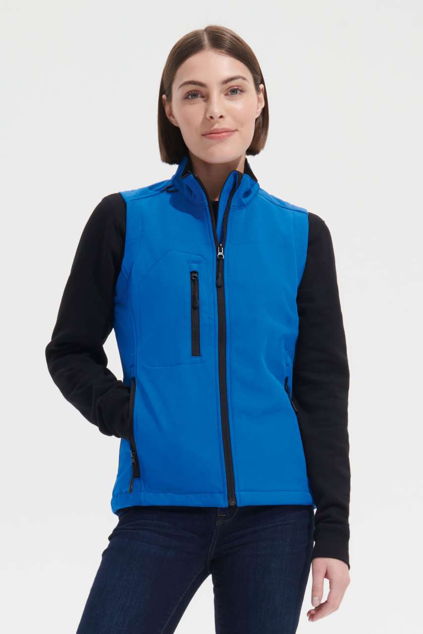 SO46801 - SOL'S RALLYE WOMEN - SLEEVELESS SOFTSHELL JACKET