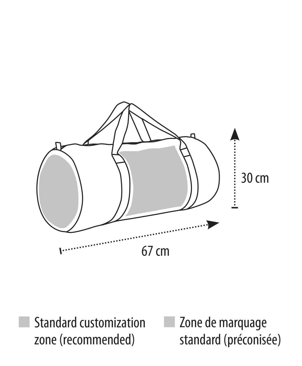 SO72600 - SOL'S SOHO 67 - LARGE 420D POLYESTER TRAVEL BAG