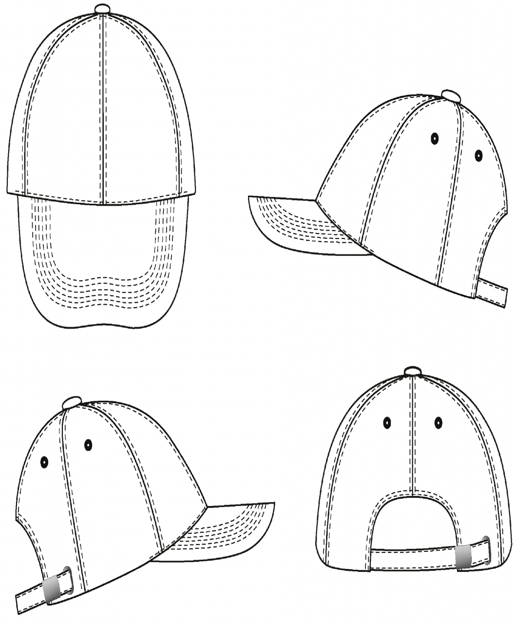 SO88100 - SOL'S BUFFALO - SIX PANEL CAP