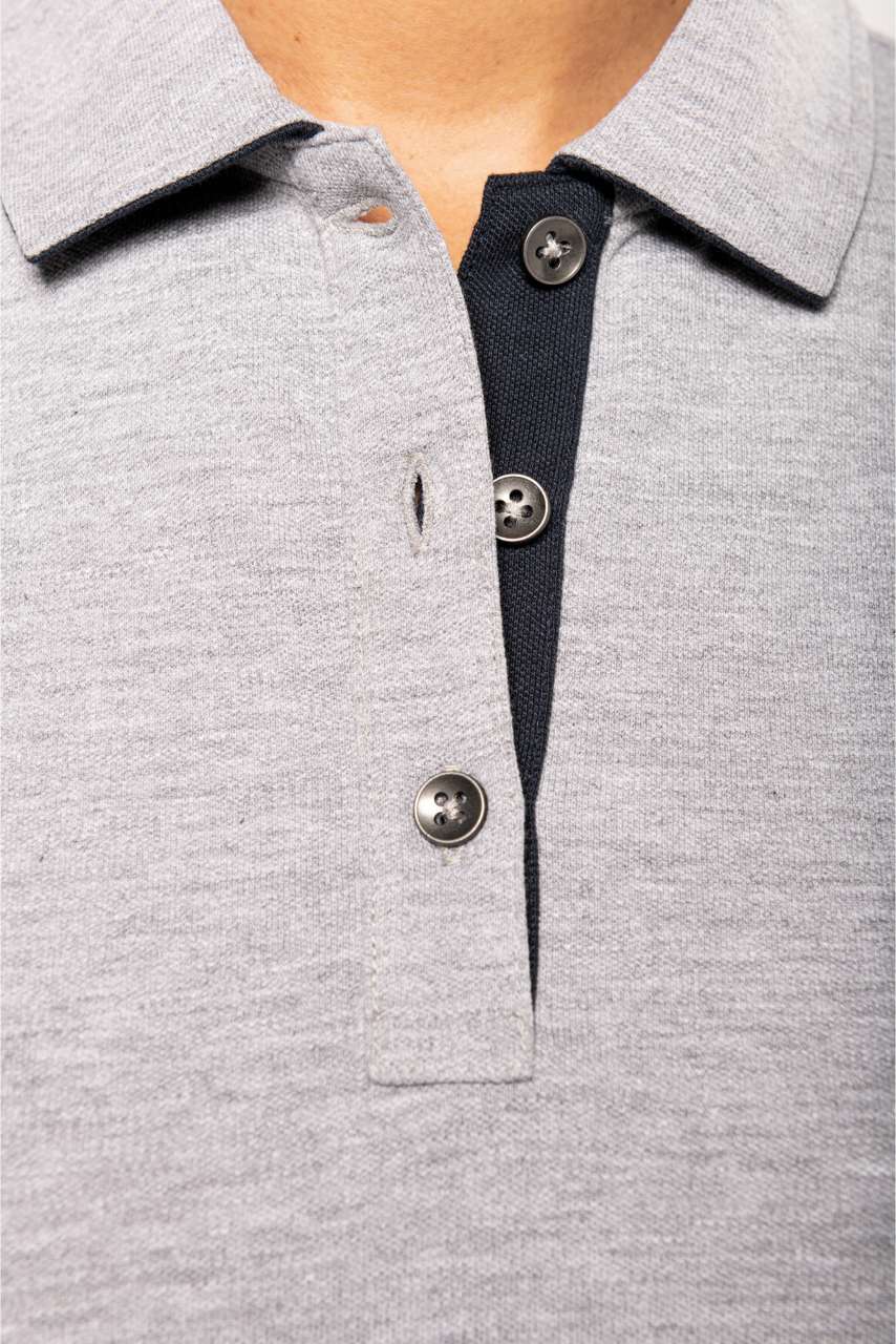 WK209 - LADIES’ SHORT-SLEEVED LONGLINE POLO SHIRT