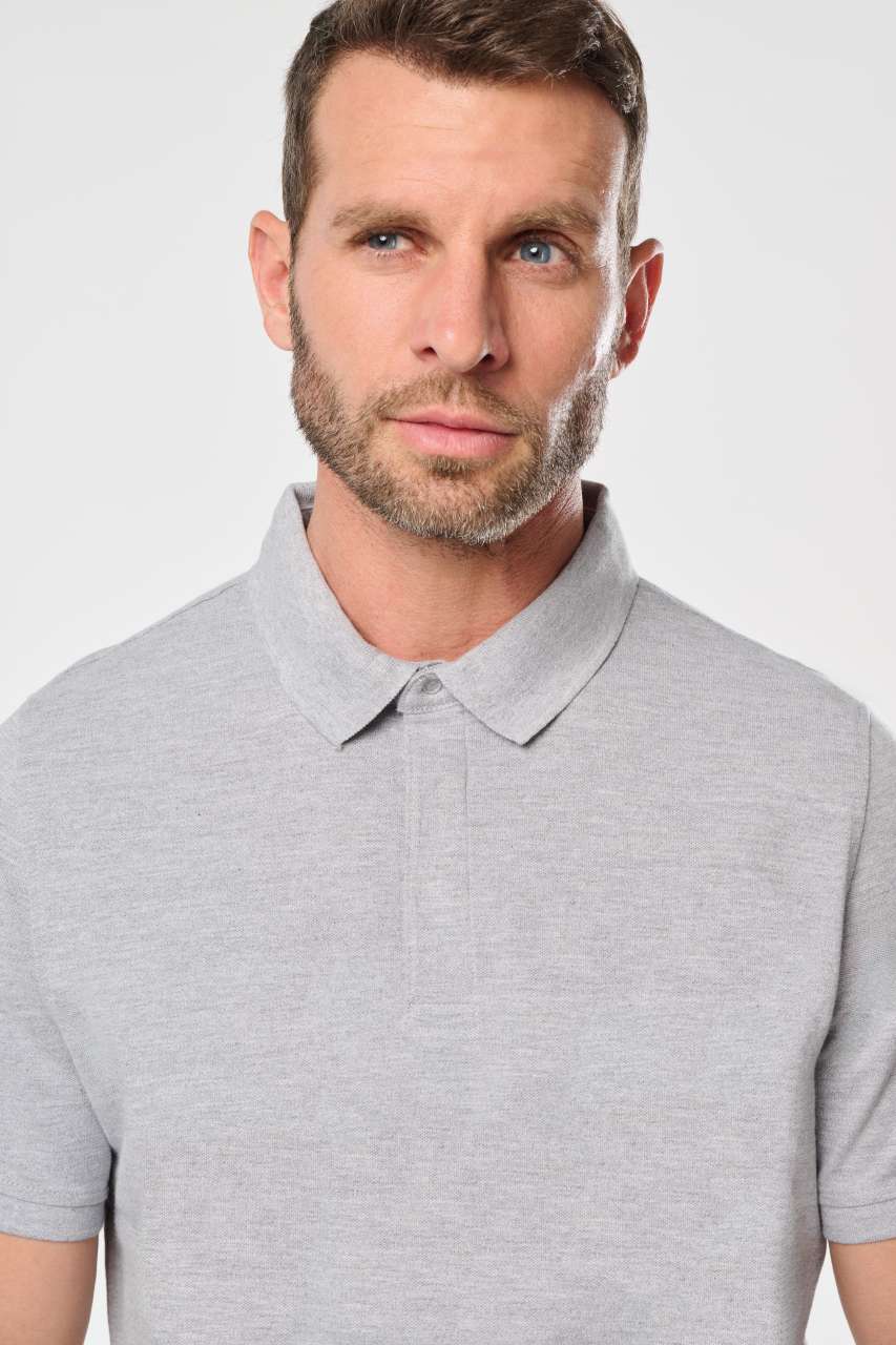 WK225 - MEN'S SHORT SLEEVE STUD POLO SHIRT