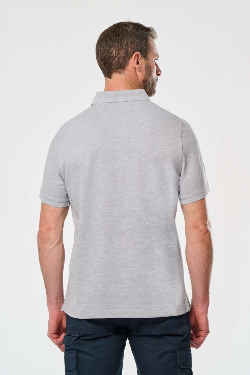 WK225 - MEN'S SHORT SLEEVE STUD POLO SHIRT