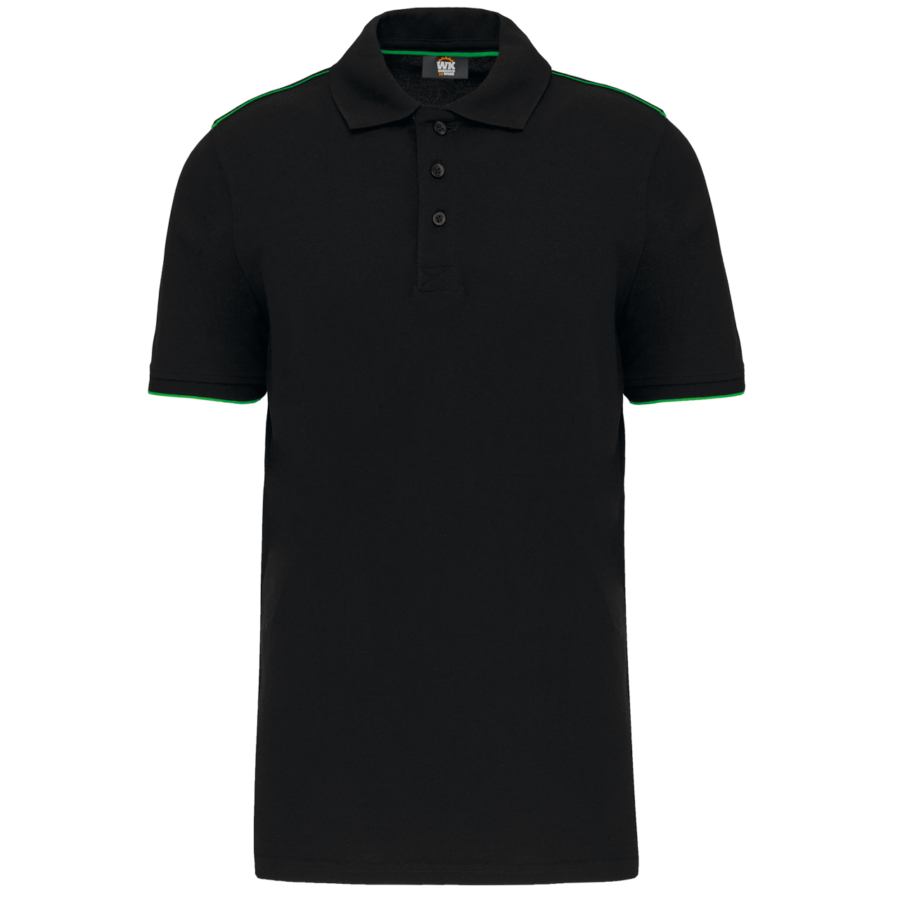 WK270 - MEN'S SHORT-SLEEVED CONTRASTING DAYTODAY POLO SHIRT