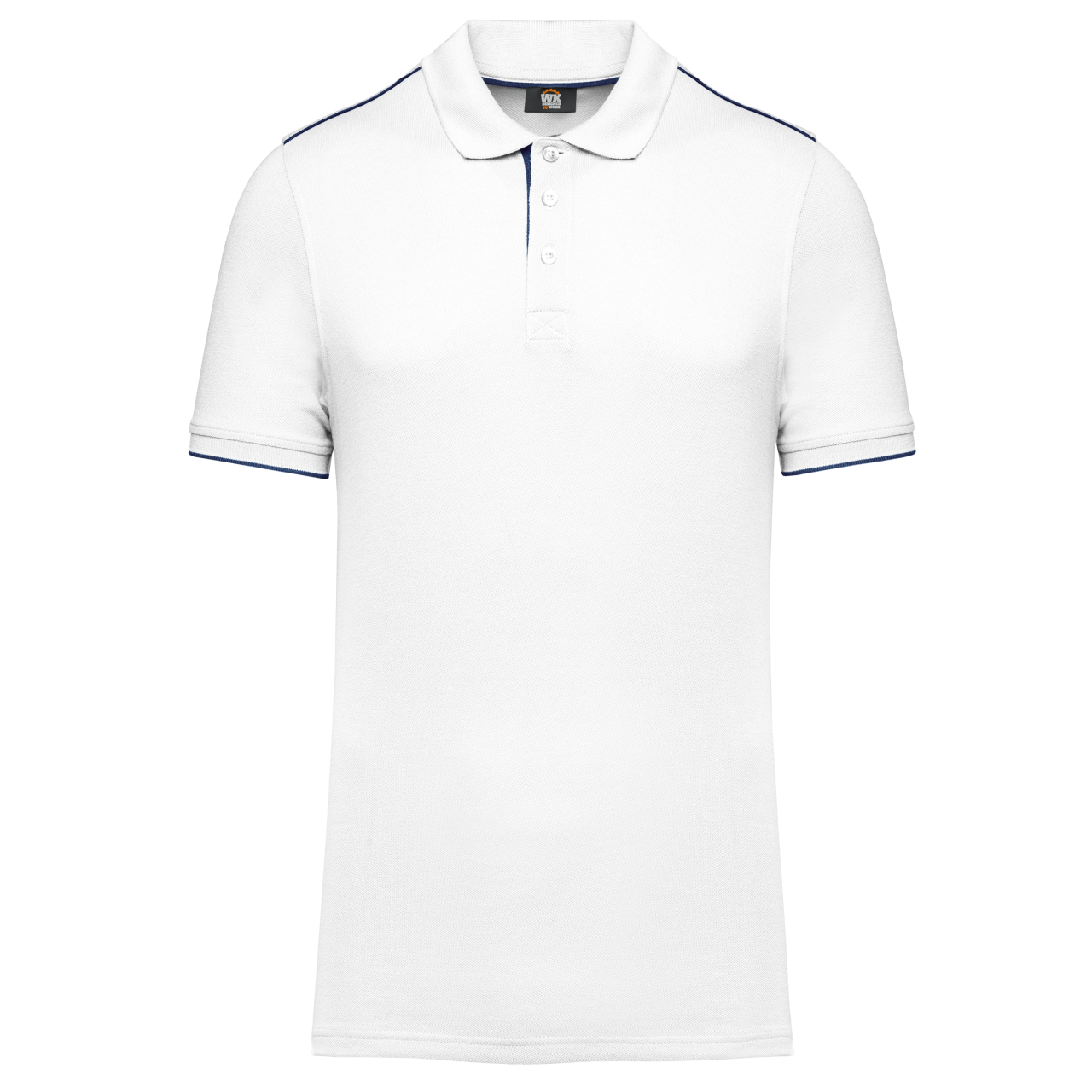 WK270 - MEN'S SHORT-SLEEVED CONTRASTING DAYTODAY POLO SHIRT