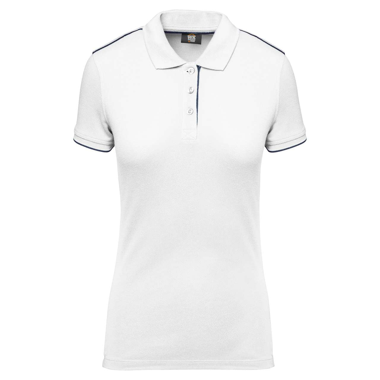 WK271 - LADIES' SHORT-SLEEVED CONTRASTING DAYTODAY POLO SHIRT