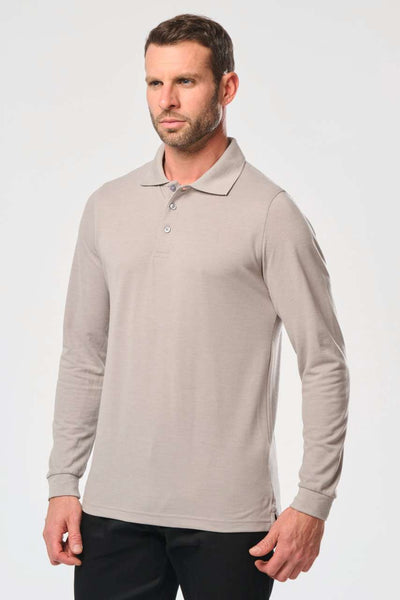 WK276 - MEN'S LONG-SLEEVED POLO SHIRT