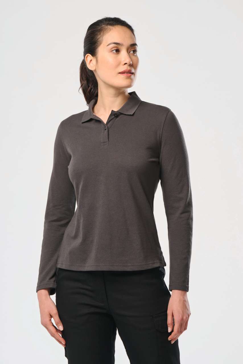 WK277 - LADIES' LONG-SLEEVED POLO SHIRT