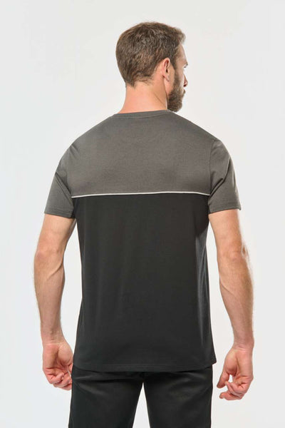 WK304 - UNISEX ECO-FRIENDLY SHORT SLEEVE TWO-TONE T-SHIRT