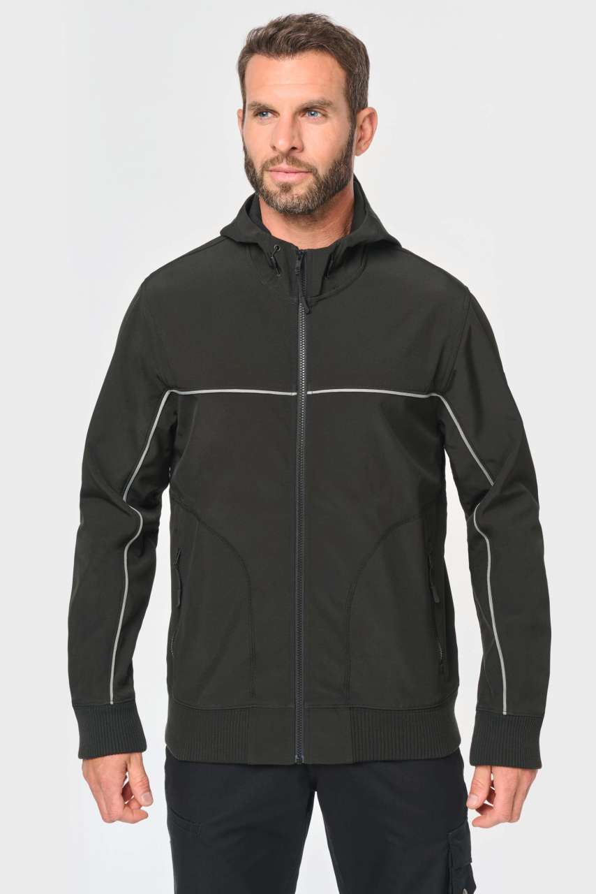 WK450 - UNISEX 3-LAYER TWO-TONE BIONIC SOFTSHELL JACKET