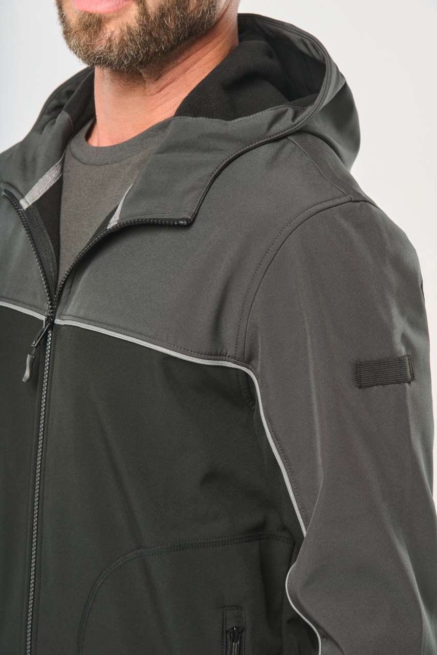 WK450 - UNISEX 3-LAYER TWO-TONE BIONIC SOFTSHELL JACKET