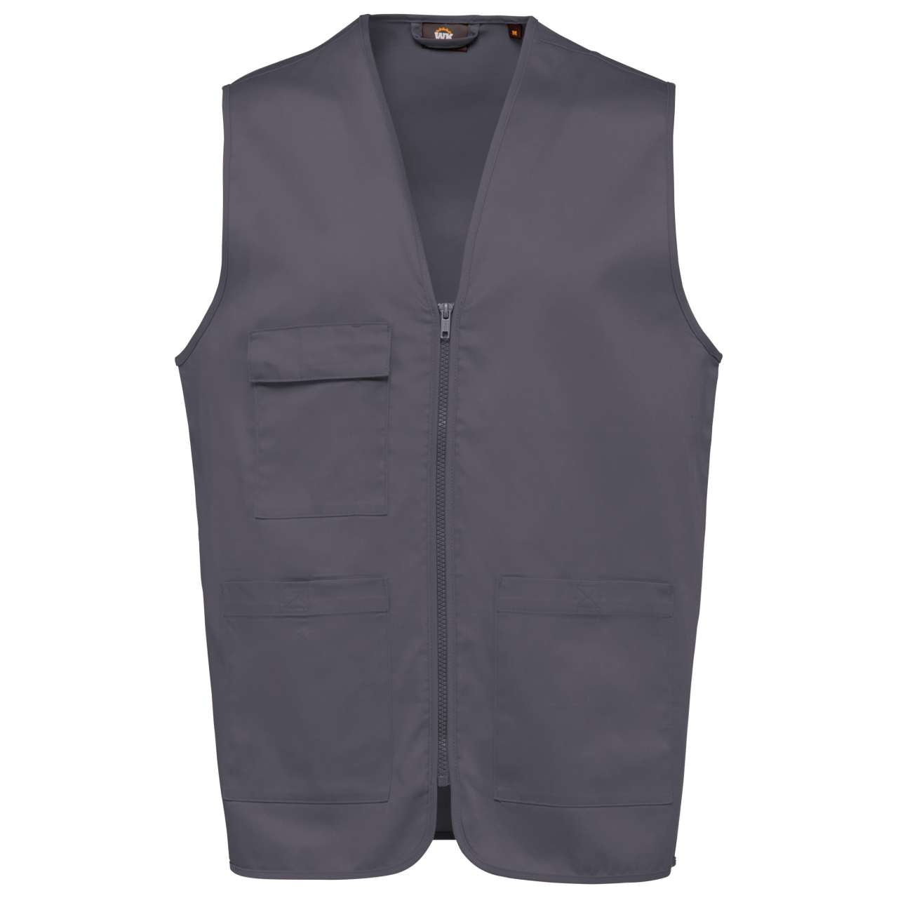 WK608 - UNISEX POLYCOTTON MULTI-POCKET VEST
