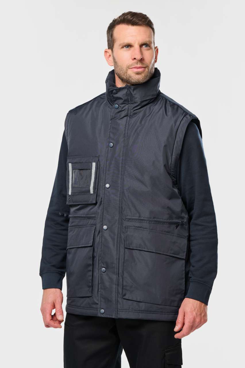 WK6106 - DETACHABLE-SLEEVED WORKWEAR PARKA