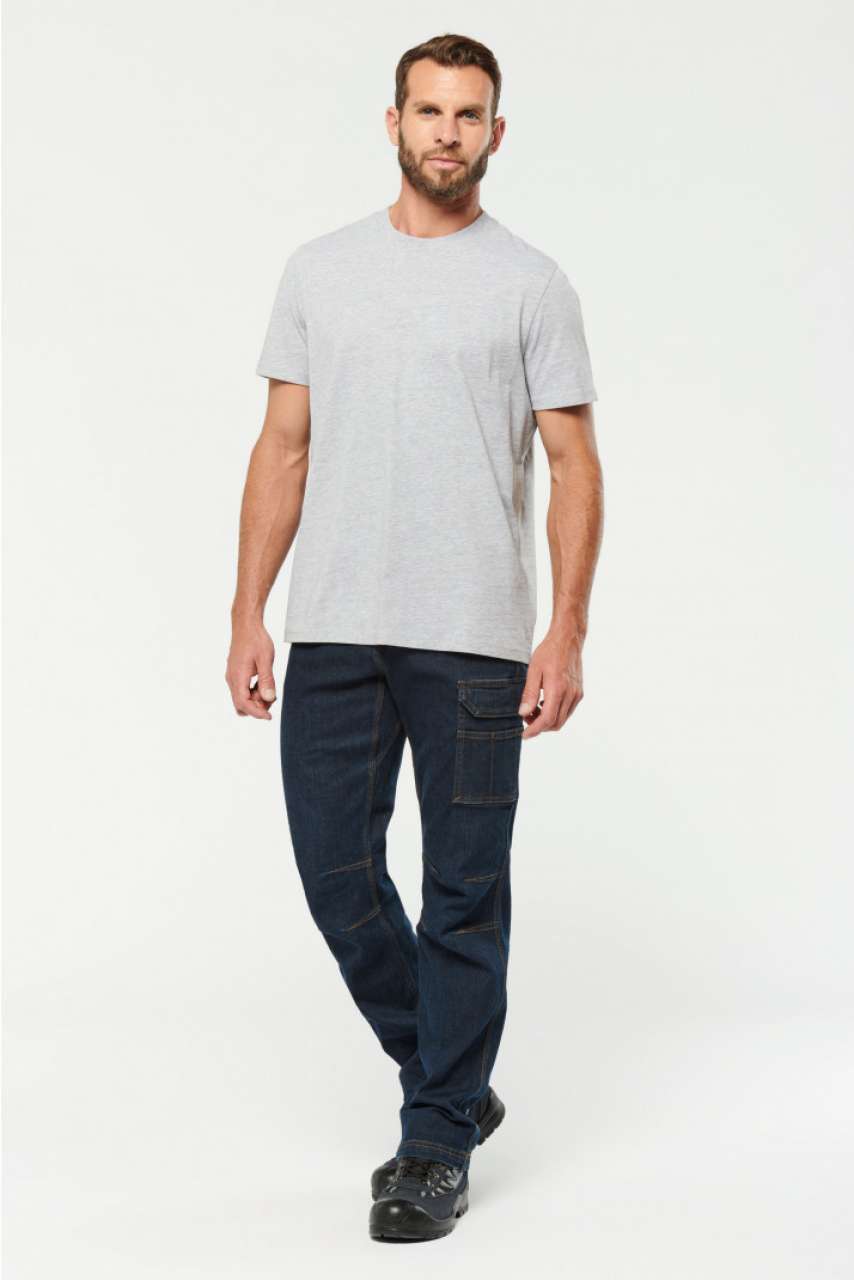WK705 - MEN'S MULTIPOCKET DENIM TROUSERS