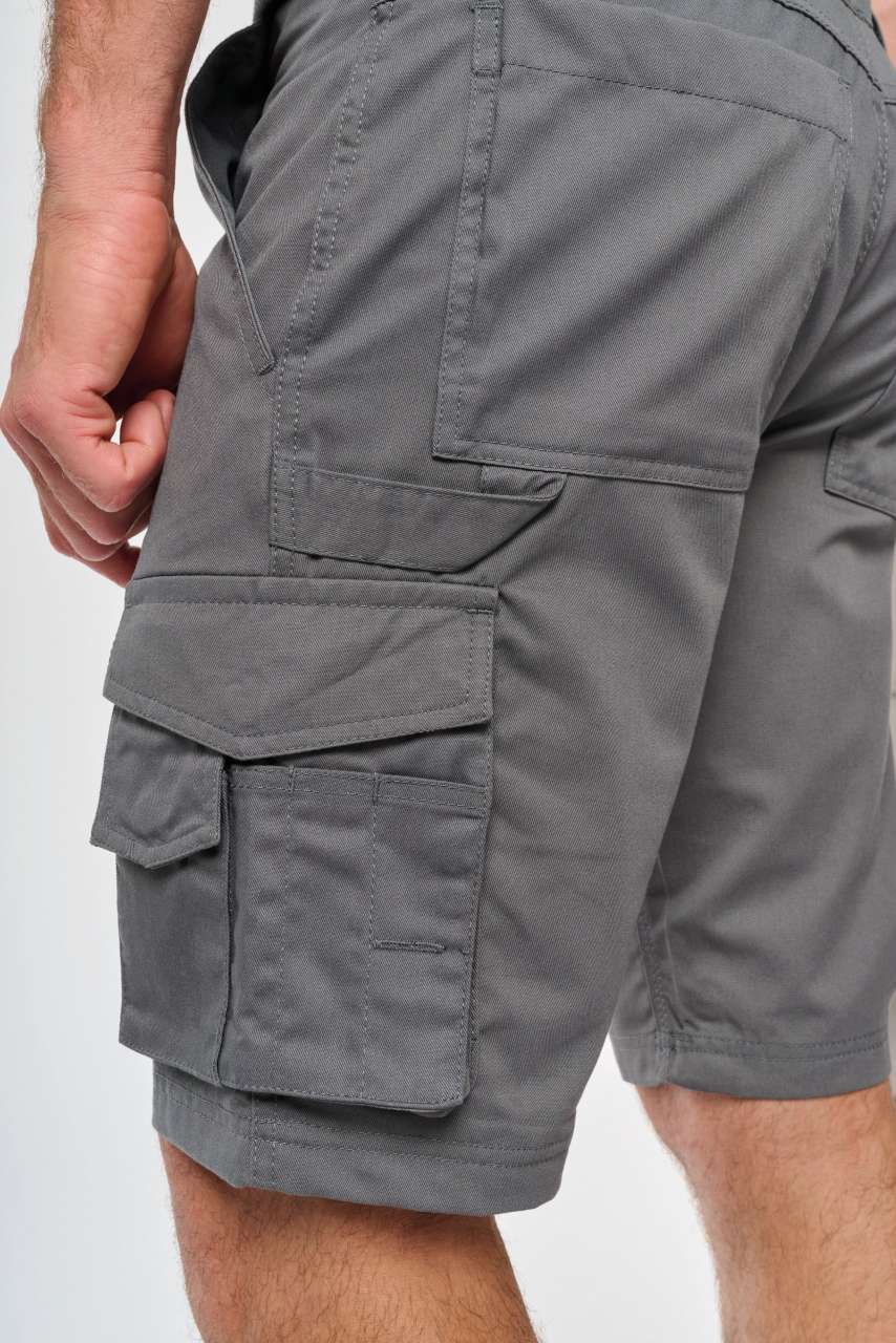 WK763 - MULTIPOCKET WORKWEAR BERMUDA SHORTS