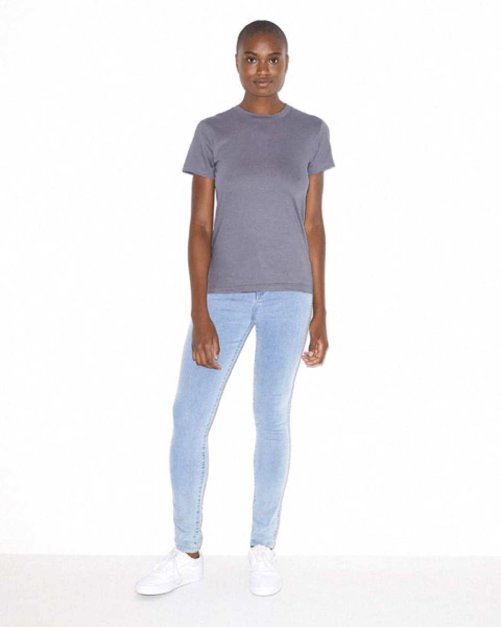 AA2102 - WOMEN'S FINE JERSEY SHORT SLEEVE T-SHIRT