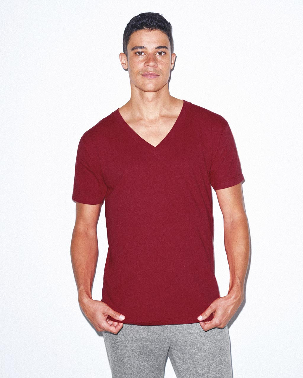 AA2456 - UNISEX FINE JERSEY V-NECK T-SHIRT